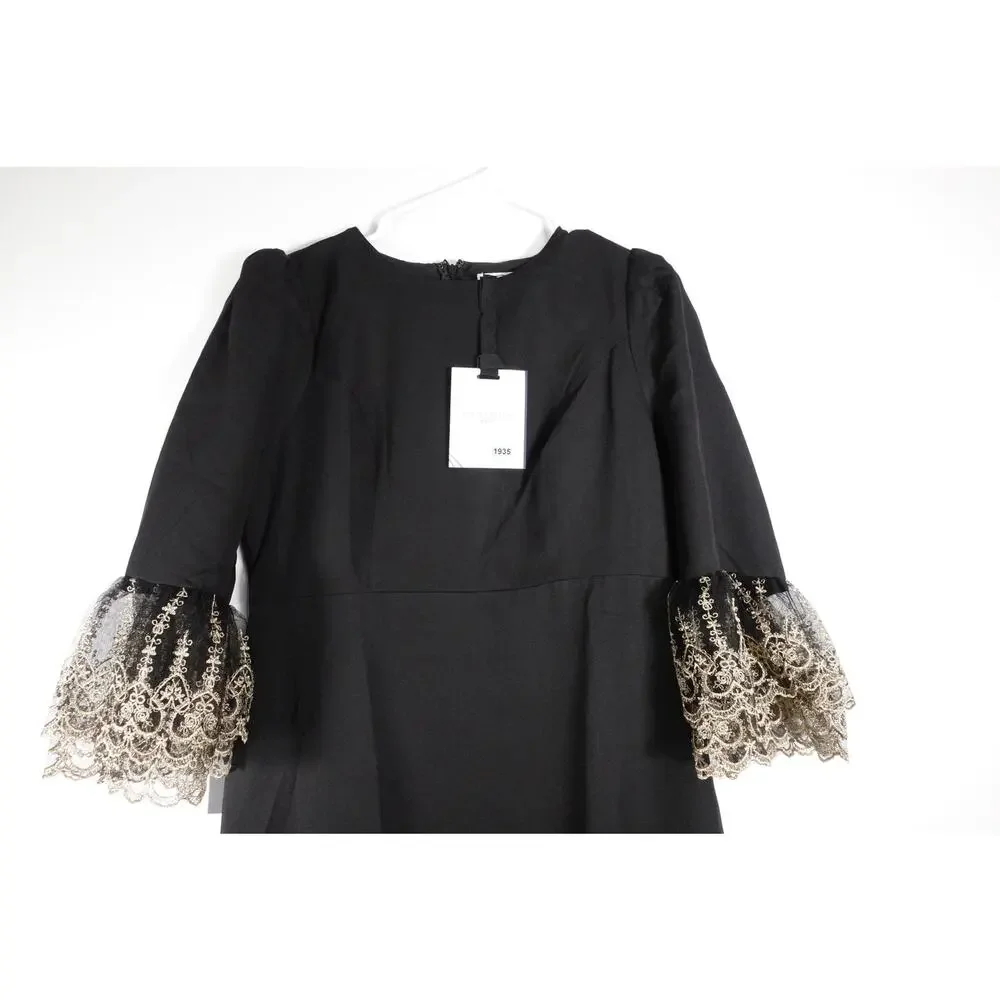 New Tuckernuck Pomander Place Gold Lace Lillith Midi Dress Sz Medium 0107 - Picture 6 of 11